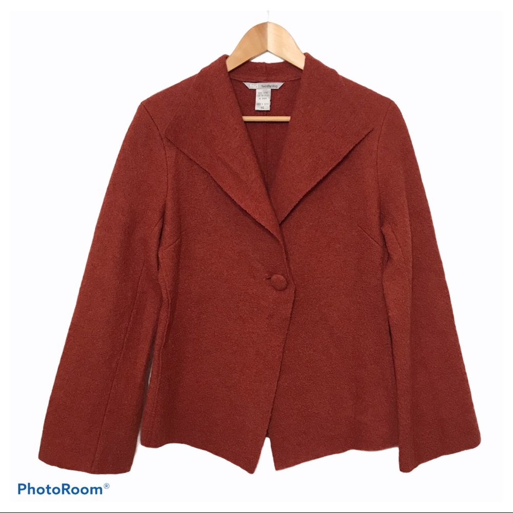 Two Star Dog 100% Wool Rust Lightweight Blazer